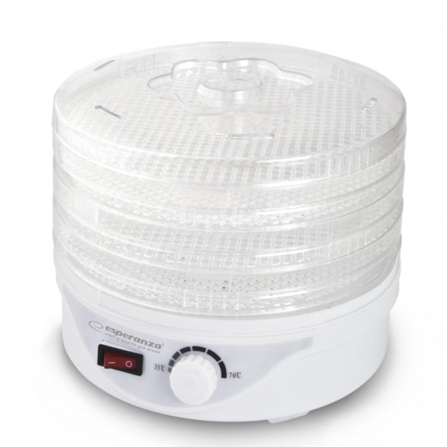 Secador de setas, frutas, verduras y hierbas, 250 W, 8 programas de secado Esperanza