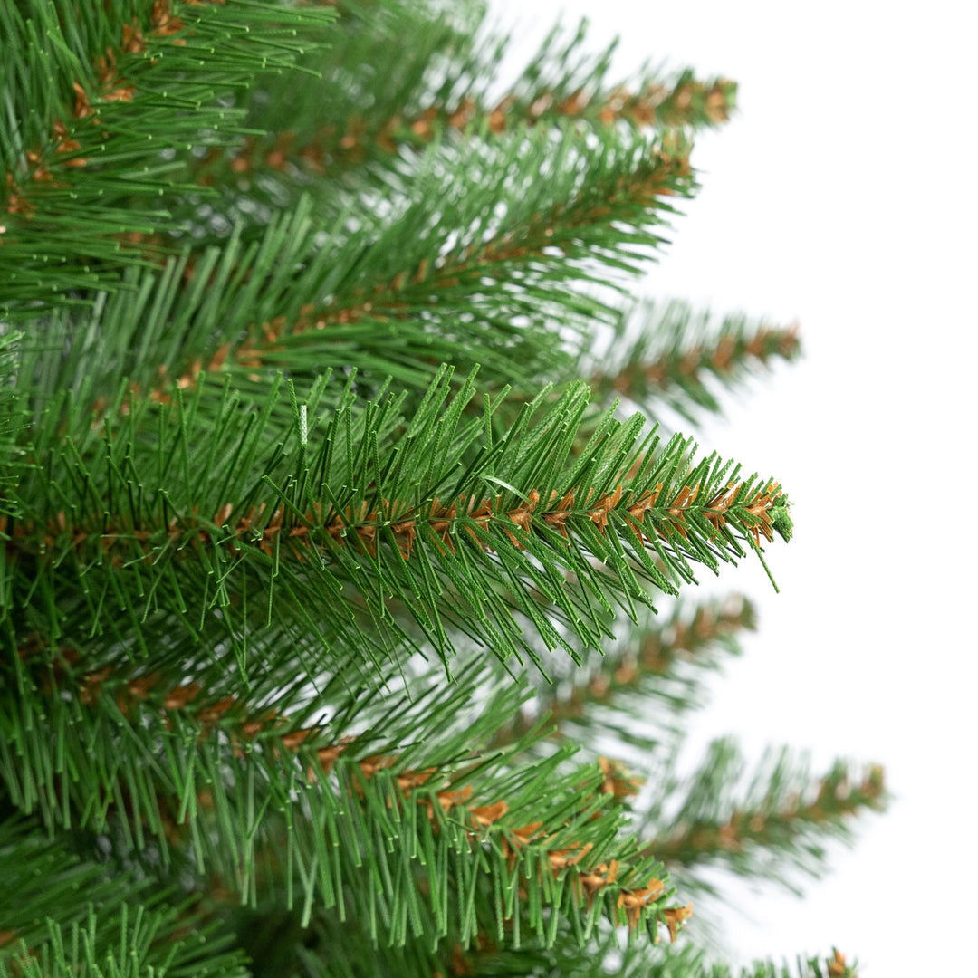 Árbol de Navidad de abeto con tronco Premium de 200 cm, frondoso y realista, Damich