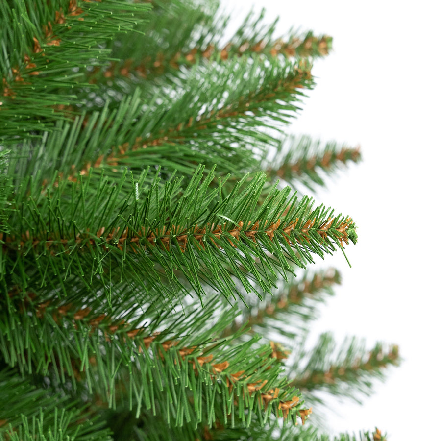 Árbol de Navidad de abeto con tronco, modelo Premium, 180 cm, frondoso y realista, Damich