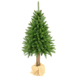 Árbol de Navidad de abeto con tronco, modelo Premium, 180 cm, frondoso y realista, Damich