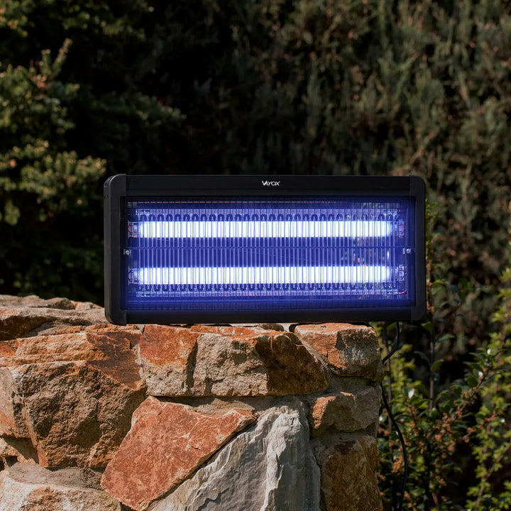Lámpara electrónica para matar mosquitos, moscas y polillas, trampa eléctrica, UV, 20 W, Vayox, 2 unidades