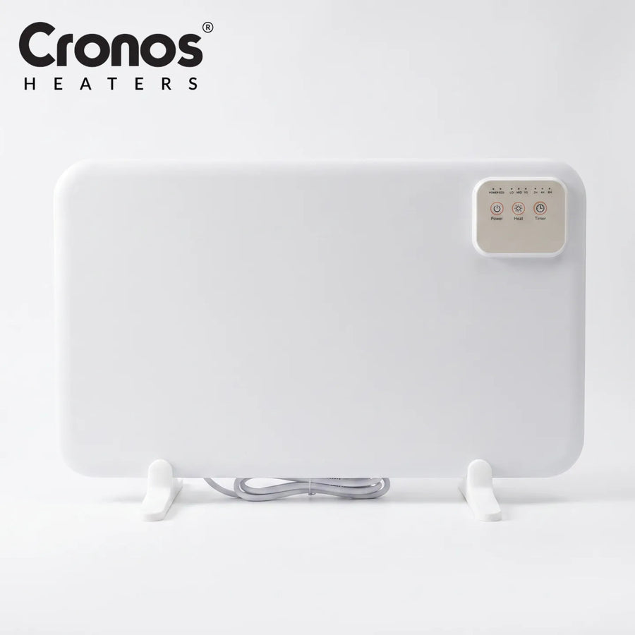 Panel calefactor por infrarrojos para debajo del escritorio Cronos, potencia de 120 W, temporizador, 3 niveles de funcionamiento, DCH-150