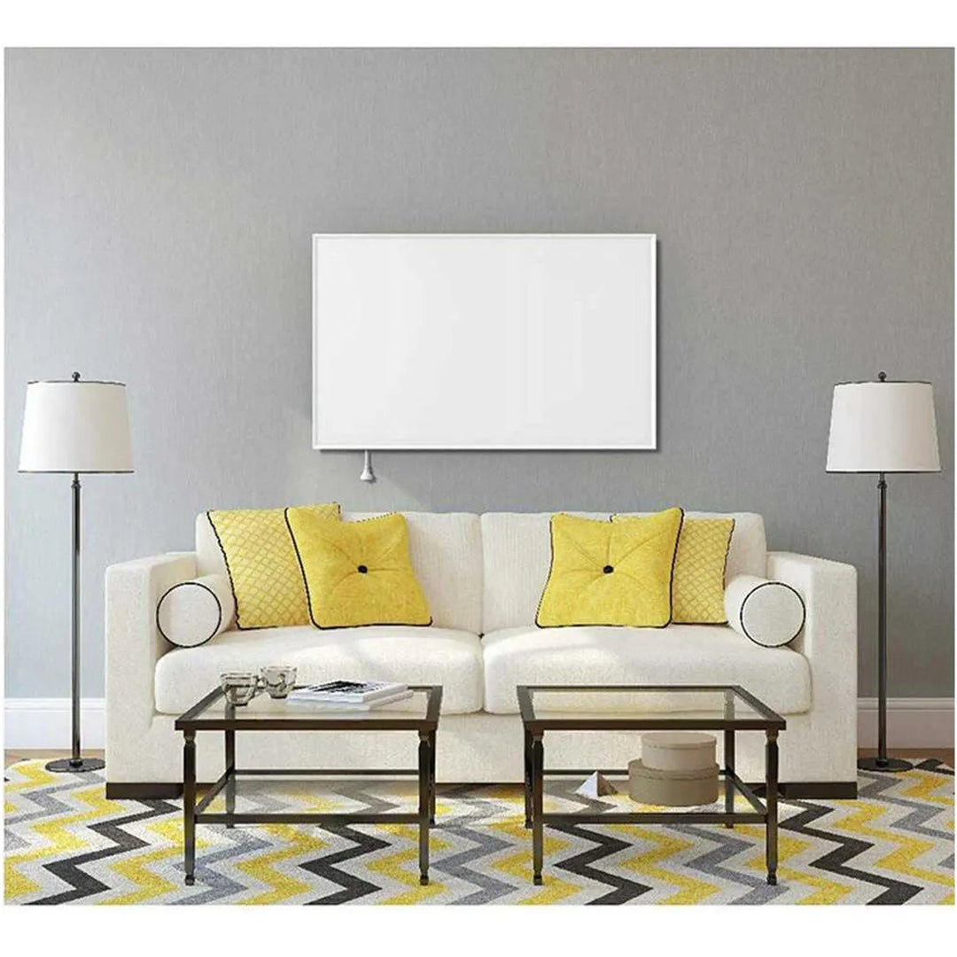 Panel calefactor por infrarrojos Cronos Graphene, potencia de 580 W, color blanco, calienta estancias de hasta 16 m², mando a distancia, PRO CGP-580TWP