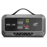 Arranque de emergencia LTC, 12 000 mAh, con compresor, linterna y batería externa, pantalla LCD, potencia de 65 W, cables y funda incluidos, LXJS120