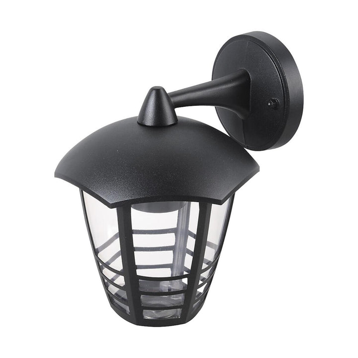 Aplique Rabalux, para exteriores, IP44, E27, máx. 60 W, negro, Marseille, 2 unidades