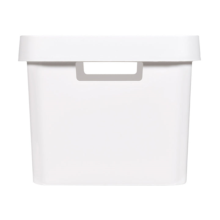 Recipiente con tapa Curver Infinity de 17 litros, color blanco, 3 unidades