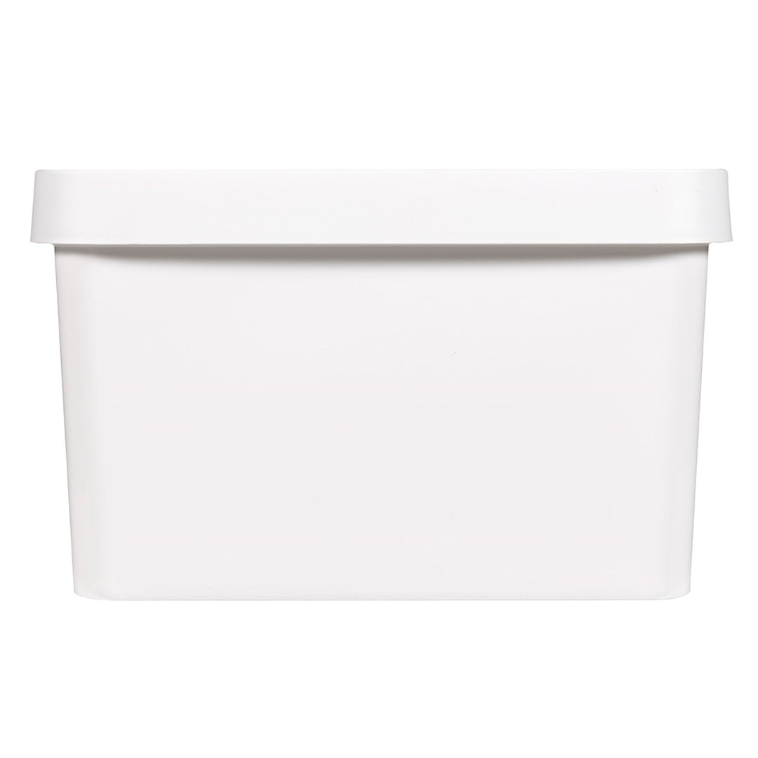Recipiente con tapa Curver Infinity de 17 litros, color blanco, 3 unidades