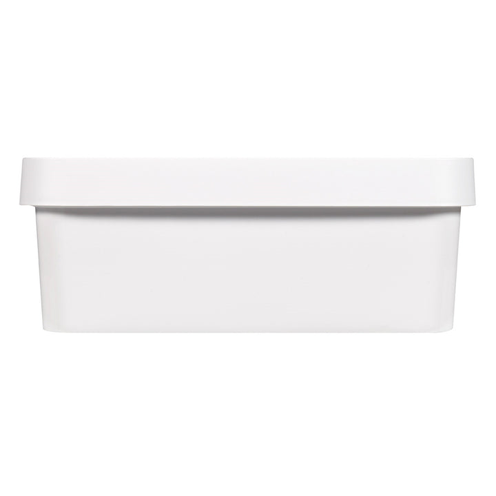 Recipiente con tapa Curver Infinity de 11 litros, color blanco, 3 unidades