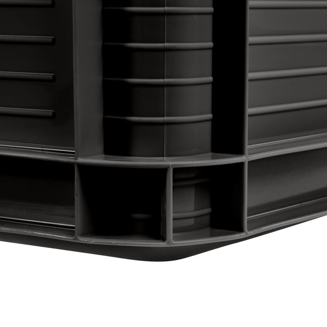 Recipiente Robert Keeeper, apilable, apto para alimentos, material resistente y duradero, dimensiones 40 x 30 x 22 cm, capacidad 20 l, 4 unidades