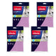 Paño de cocina Vileda Actifibre Pro, de microfibra, con recubrimiento de PVA, lavable hasta 60 °C, 183303, 4 unidades