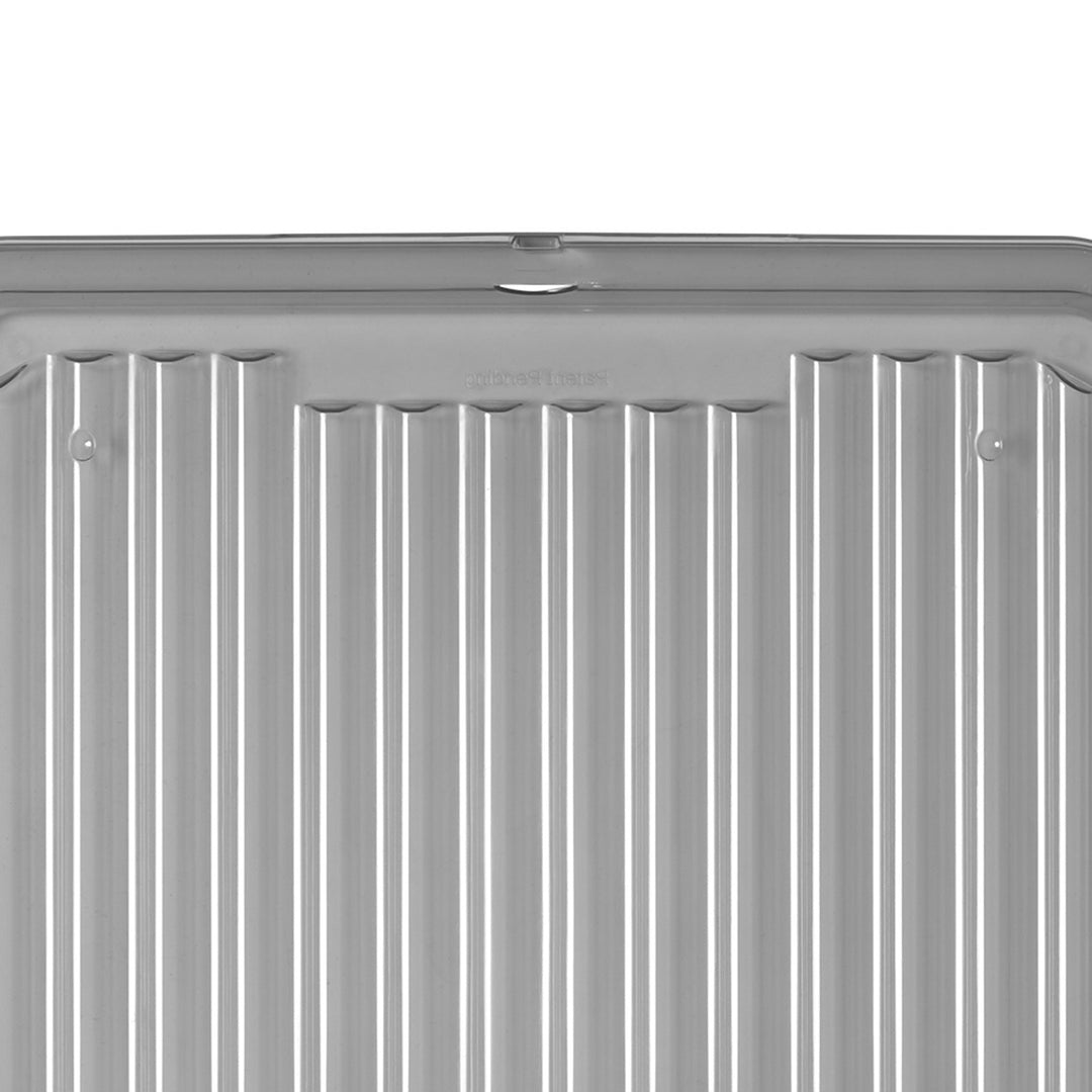 Contenedor Moxom SolidStore, capacidad de 80 l, gris, tapa con cierres a presión, con ruedas, sin BPA, 04-0217, 2 unidades