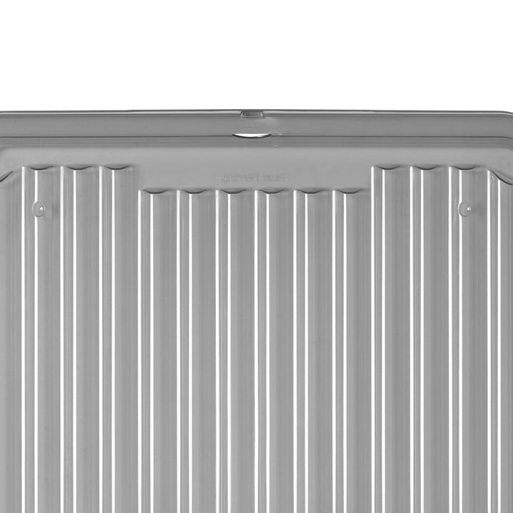 Contenedor Moxom SolidStore, capacidad de 80 l, gris, tapa con cierres a presión, con ruedas, sin BPA, 04-0217, 2 unidades