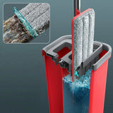 Fregona plana con cubo y escurridor GreenBlue, dos recambios de microfibra HQ, capacidad de 5,7 l, MaxiClean GB870 + paño Vileda Actifibre Pro