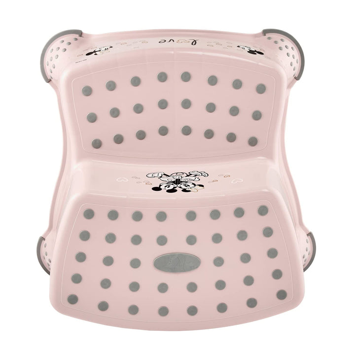 Estribo infantil + estribo infantil de dos peldaños Keeeper, con función antideslizante, serie «Minnie Mouse»