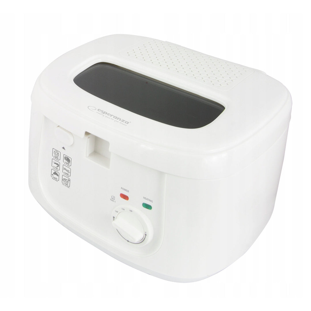 Freidora Esperanza SPRING ROLL, 2,5 l, 1800 W, regulación de temperatura, Esperanza