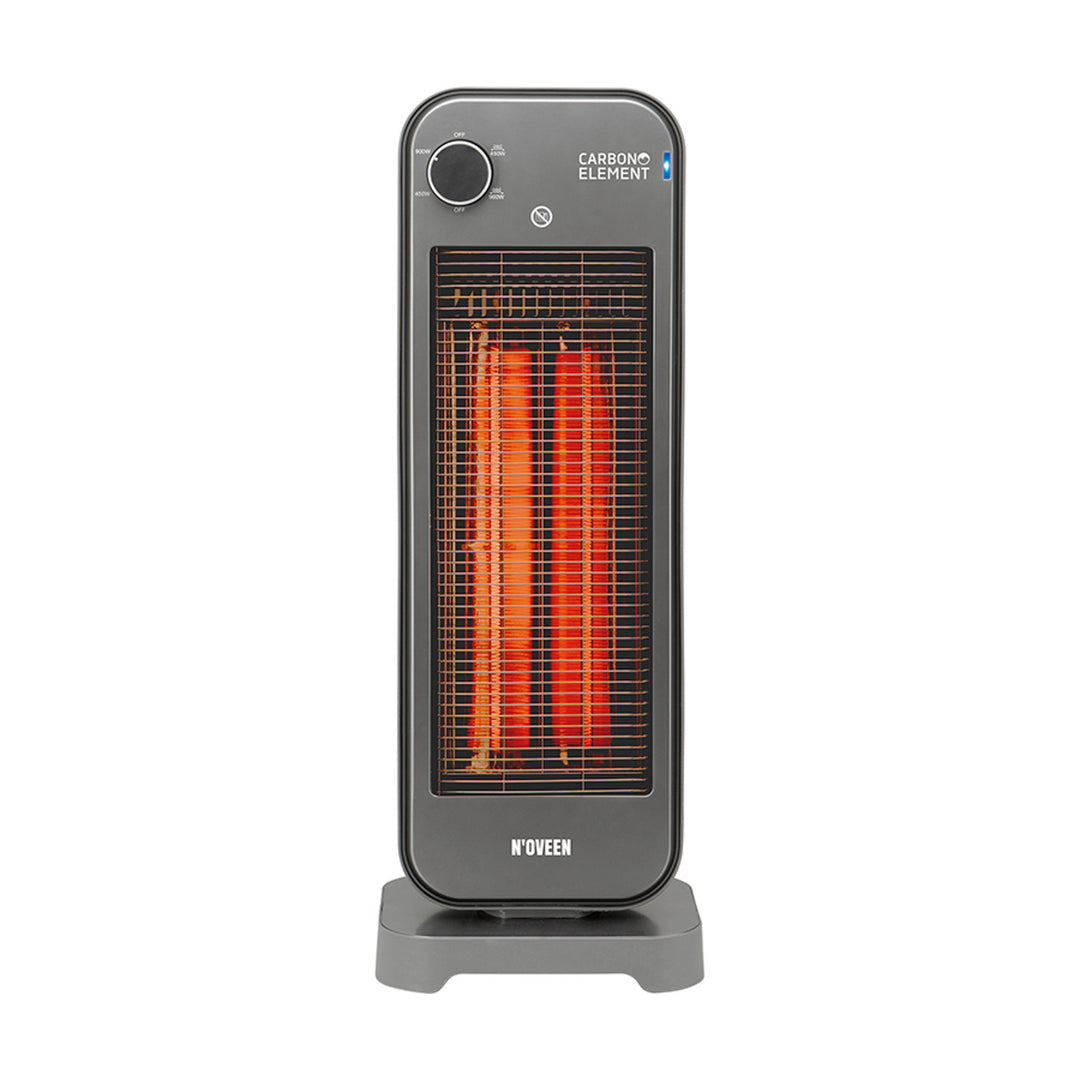 Radiador por radiación, infrarrojos, 900 W, 2 niveles de calor, Noveen