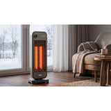 Radiador por radiación, infrarrojos, 900 W, 2 niveles de calor, Noveen