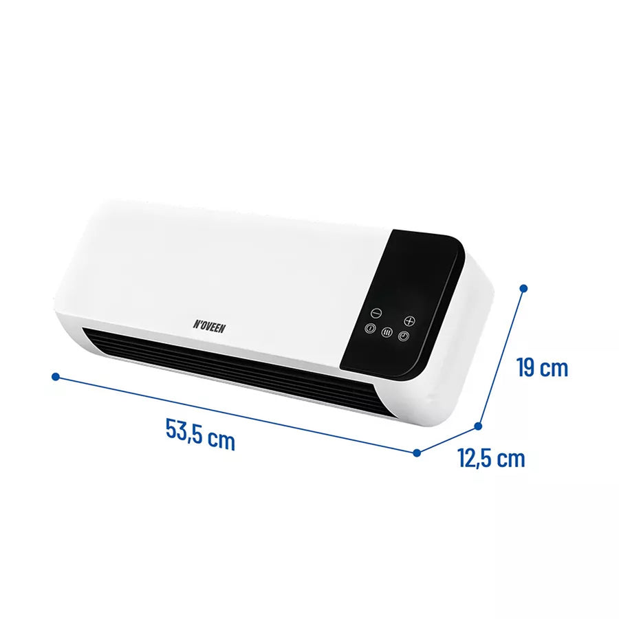 Cortina de aire y calefacción, termoventilador, 2000 W, Noveen
