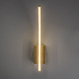 Aplique de interior Tilmann, dorado, LED 10 W, 550 lm, 4000 K, H 36 cm, IP44, control táctil, 75089