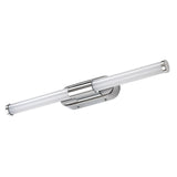 Aplique de interior Tenebra, LED 6 W, 730 lm, 4000 K, L 40 cm, IP44, cromado, 75094