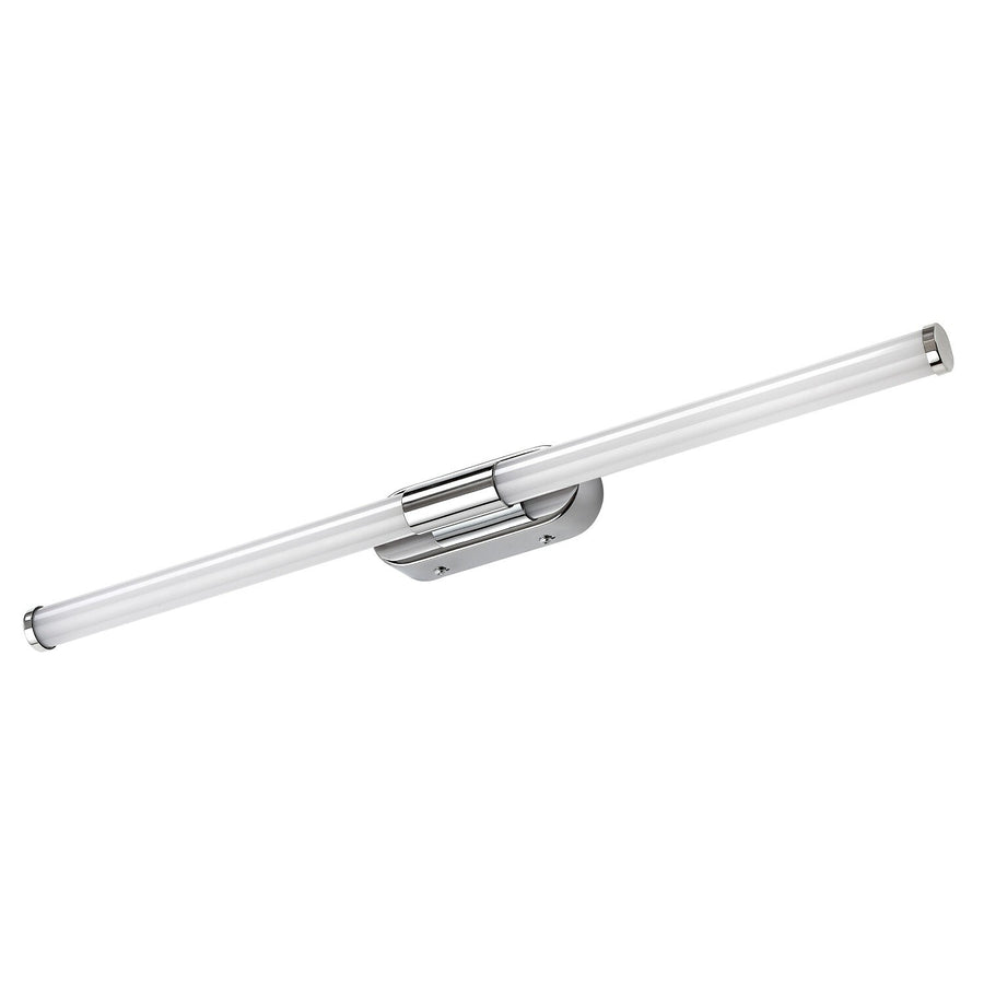 Aplique de interior Tenebra, LED 8 W, 1000 lm, 4000 K, L 60 cm, IP44, cromado, 75095