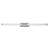 Aplique de interior Tenebra, LED 8 W, 1000 lm, 4000 K, L 60 cm, IP44, cromado, 75095