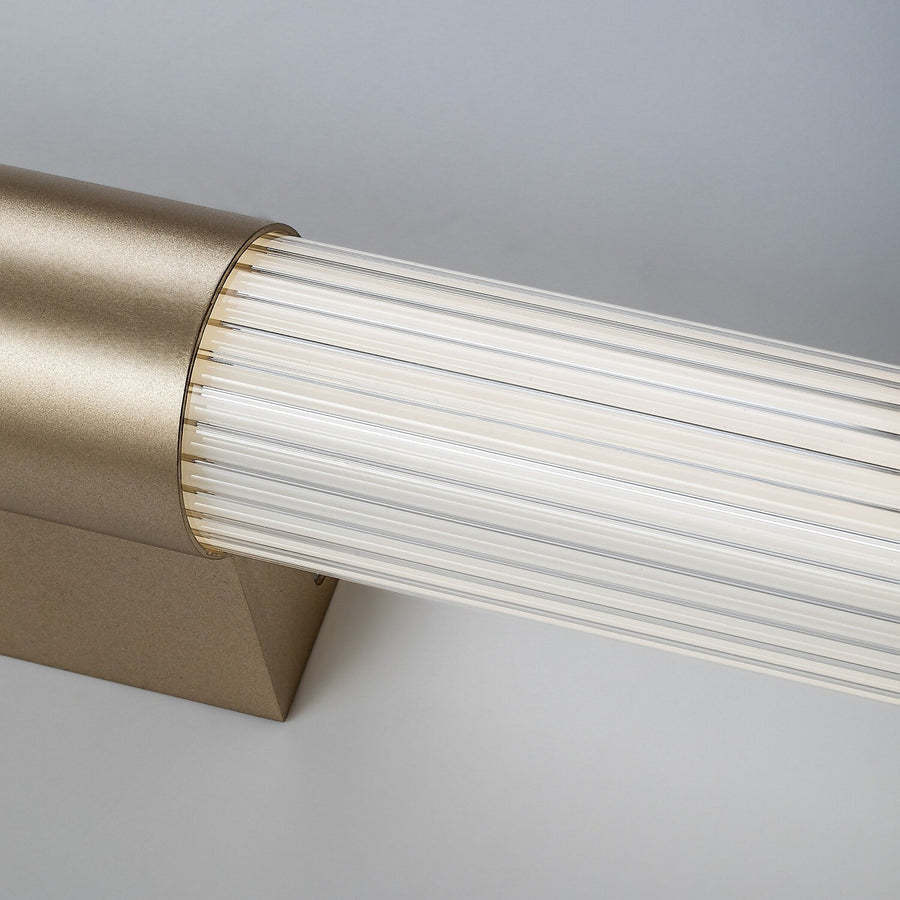Aplique de baño, Calyn, LED 15 W, 4000 K, 1450 lm, L 60 cm, dorado, IP44, 75105