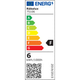 Aplique de baño, Calyn, LED 6 W, 4000 K, 530 lm, 29 cm de altura, dorado, IP44, 75106