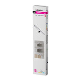Aplique de baño, Seyra, LED 12 W, 4000 K, 910 lm, L 60 cm, negro, IP44, 75113