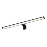 Aplique de baño, Seyra, LED 12 W, 4000 K, 910 lm, L 60 cm, negro, IP44, 75113