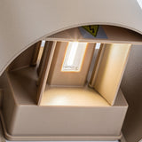 Aplique de exterior, Virna, LED 5 W, 420 lm, temperatura de color 2700, 4000, 6500 K, IP54, gris-beige, 77217