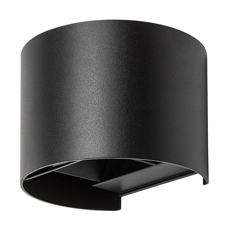 Aplique de exterior, Virna, LED 5 W, 420 lm, temperatura de color 2700, 4000 y 6500 K, IP54, negro, 77218