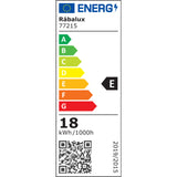 Aplique de exterior, Urfa, LED 18 W, 1800 lm, temperatura de color 2700, 4000, 6500 K, altura 16 cm, IP65, gris-beige, 77215