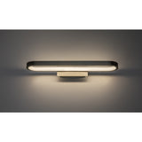 Aplique de baño, Odran, LED 15 W, 1200 lm, 4000 K, L 40 cm, gris plomo, IP44, 75114