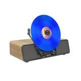 Tocadiscos automático de vinilo Blaupunkt, vertical, con Bluetooth y USB, cápsula Audio-Technica, compatible con discos de 7" y 12", Varsovia VT200BT