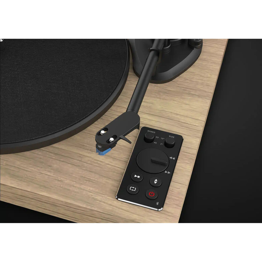 Tocadiscos automático de vinilo Blaupunkt, con BT y USB, cápsula Audio-Technica, compatible con discos de 7" y 12", Varsovia AT100BT