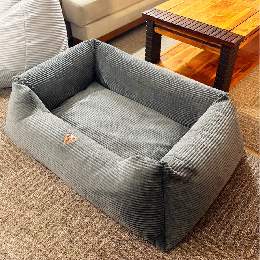 Cama para perro premium de terciopelo, 120 x 100 cm, desmontable, Dogs4life