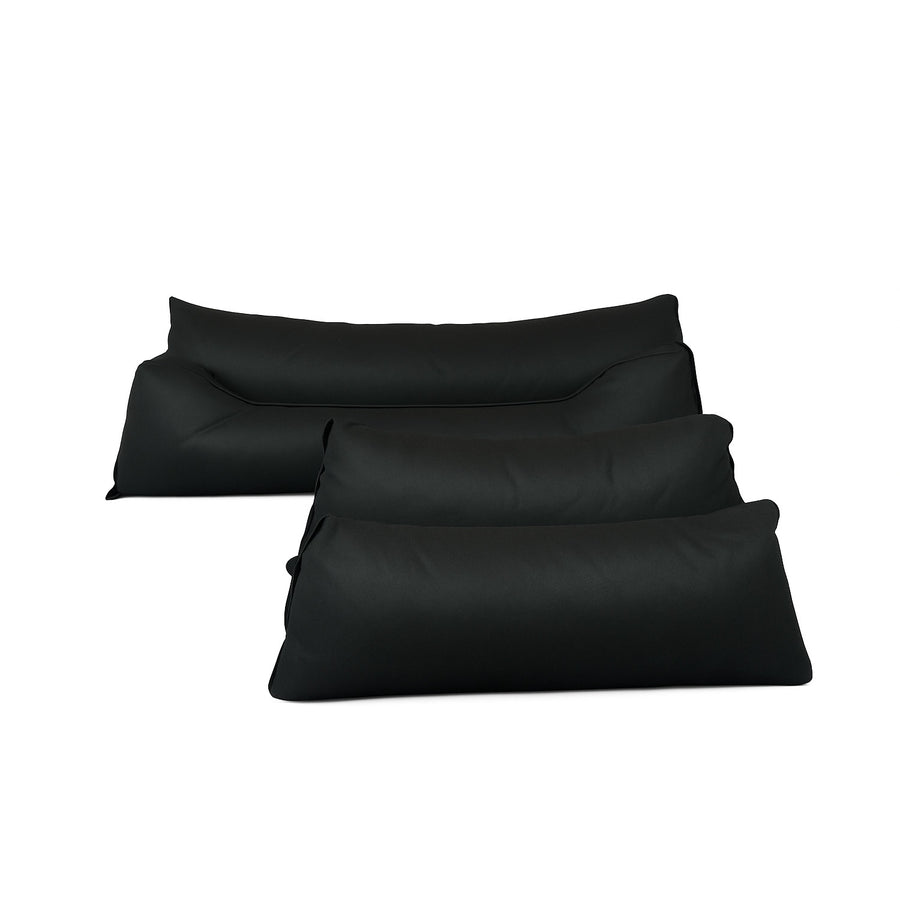 Cama para perro, 100 x 75, impermeable, con huesos dorados, desmontable, Dogs4life