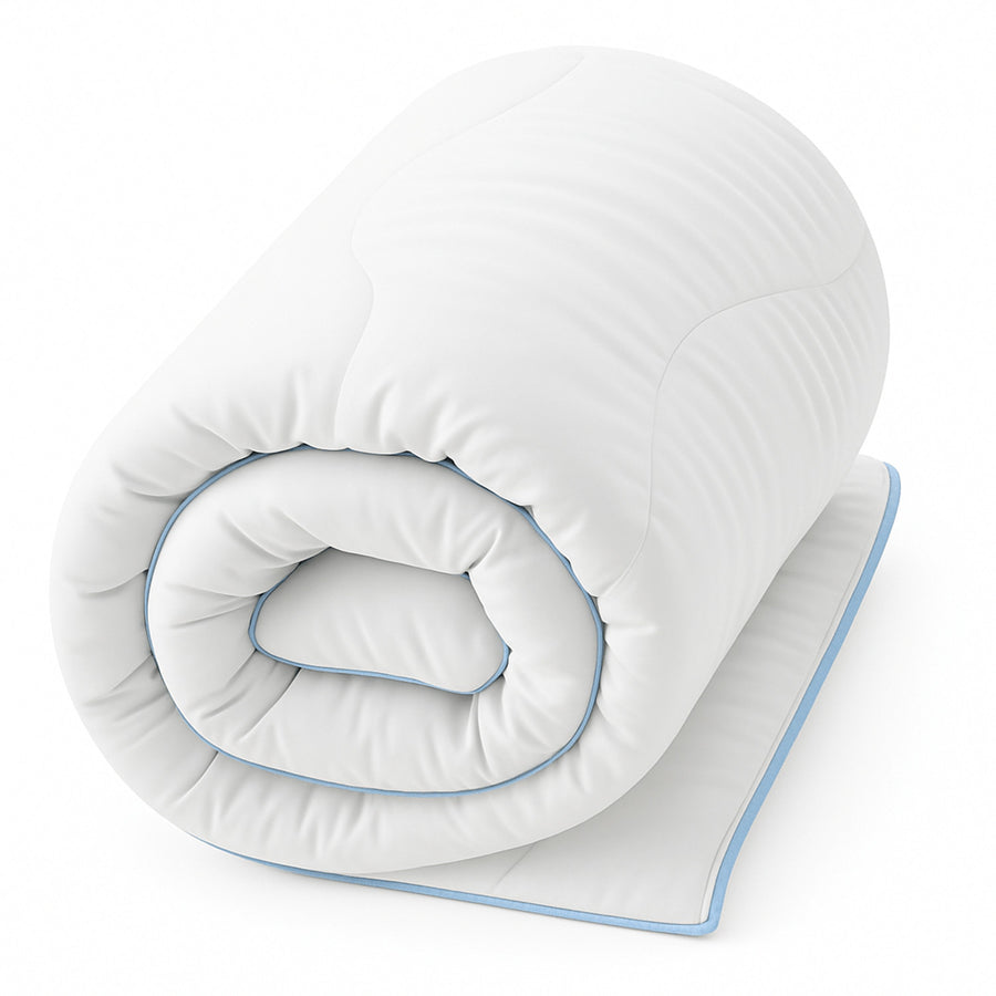 Edredón de invierno antialérgico acolchado de 200 x 200 cm + 2 almohadas ProSleep