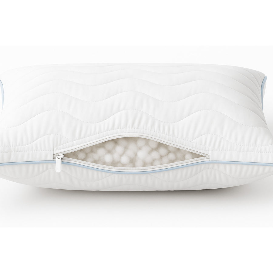 Edredón de invierno antialérgico acolchado de 200 x 200 cm + 2 almohadas ProSleep
