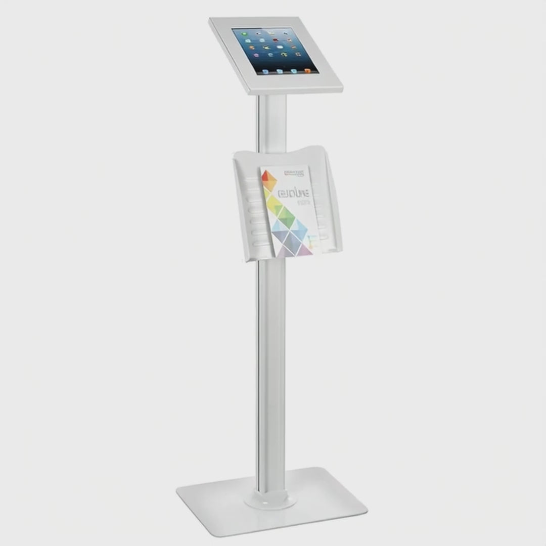 Soporte de mesa para tableta, soporte para prospectos, Tablet Station, soporte de suelo con bloqueo para iPad 2, iPad 3, iPad 4, iPad Air; antirrobo Maclean MC-724