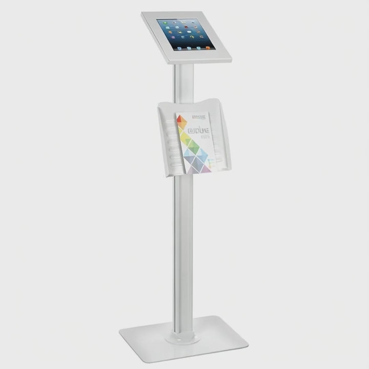 Soporte de mesa para tableta, soporte para prospectos, Tablet Station, soporte de suelo con bloqueo para iPad 2, iPad 3, iPad 4, iPad Air; antirrobo Maclean MC-724