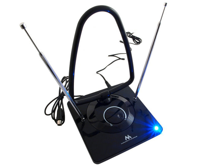 Antena TV Rádio DVB-T Interior DVBT 45dB Maclean MCTV-963