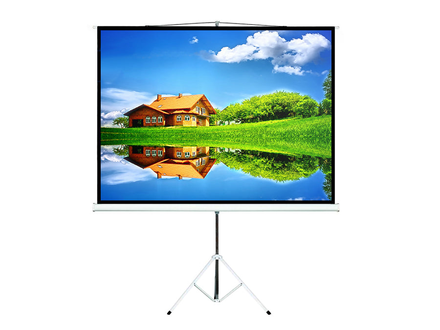 Tela de projeção Maclean MC-536 72" 4:3 142 x 110 cm com tripé