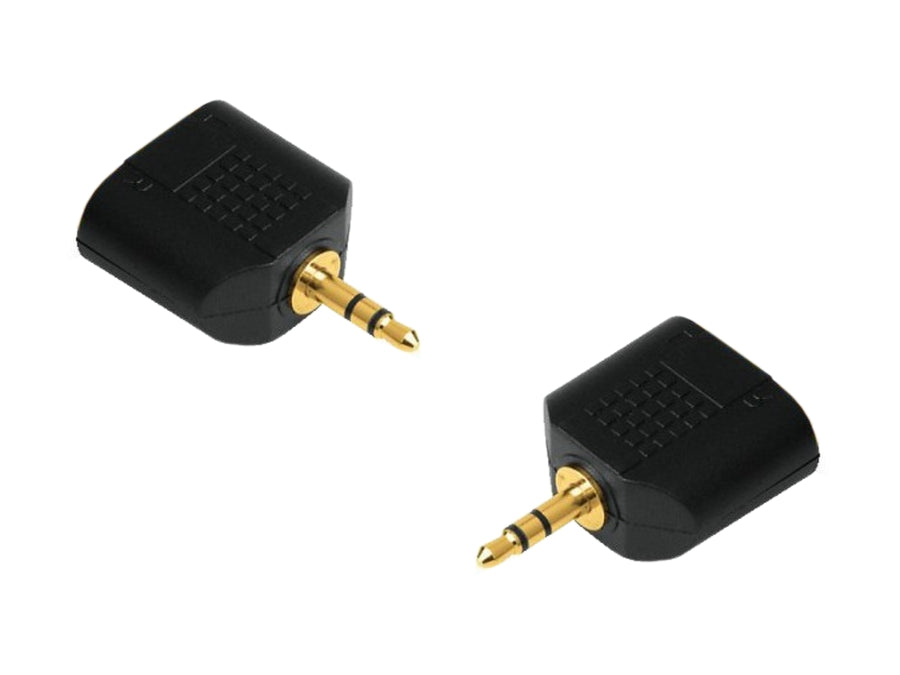 Divisor de conector jack de 3,5 mm banhado a ouro NH552 para conector jack de 3,5 mm