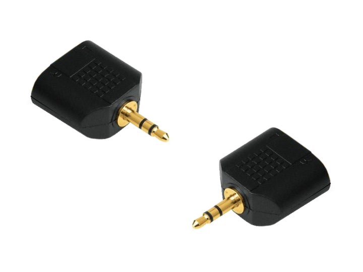 Divisor de conector jack de 3,5 mm banhado a ouro NH552 para conector jack de 3,5 mm