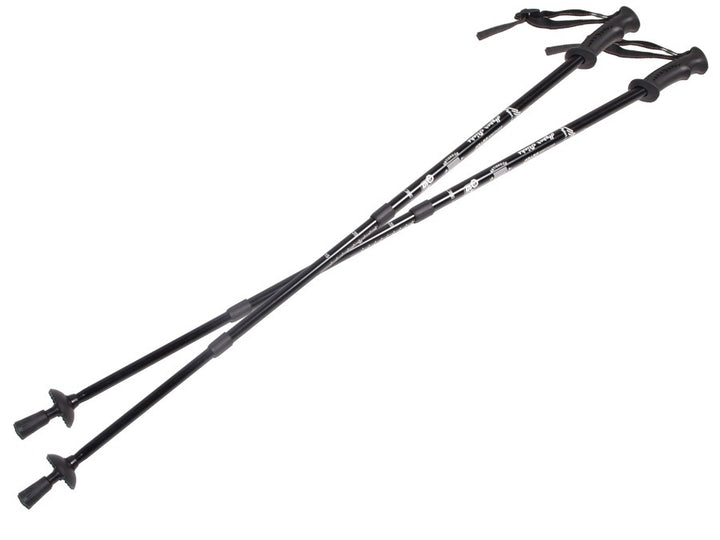 Bastones de aluminio para marcha nórdica 65-135 cm azul telescópico