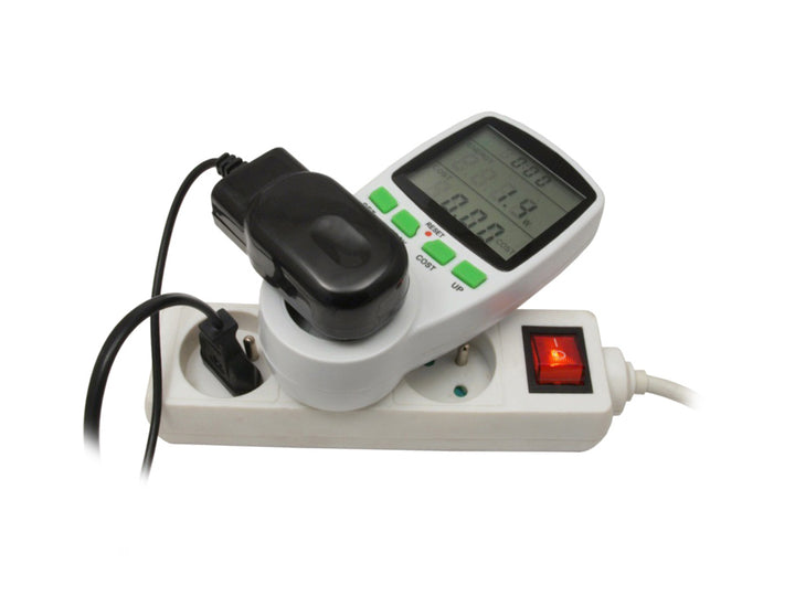 Medidor de potencia Vatímetro mostrar el tiempo de medición GreenBlue GB202