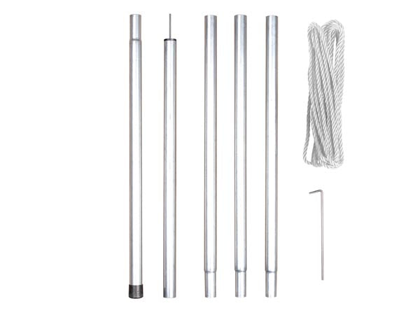 2,5 m - con cables de sujeción