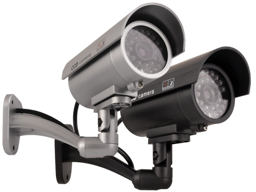 Fancy IR9000 Video Camera IR LED Color Plata Camara simulada